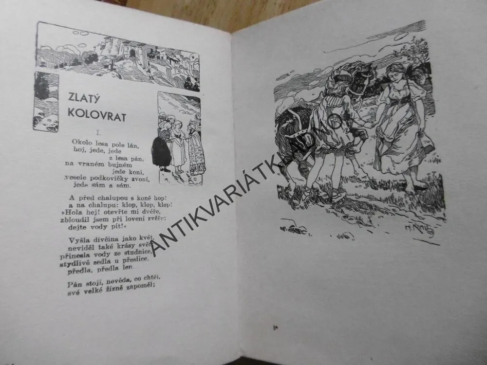 KYTICE, KAREL JAROMÍR ERBEN, H. RAIL, 2.VYDÁNÍ I.L. KOBER,**an