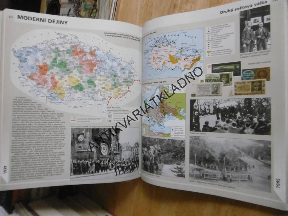 ČESKO, OTTŮV HISTORICKÝ ATLAS, **an