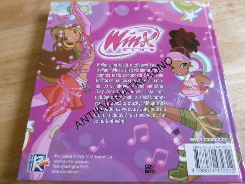 WINX CLUB- JAKÁ JSI? VELKÁ KNIHA VÍLÍCH TESTŮ, **an