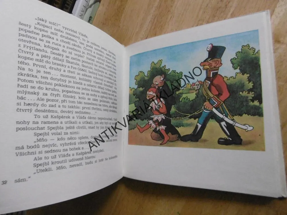 KAŠPÁREK A SPEJBL V ŘÍŠI PIMPRLAT, FRANK WENIG, URVÍNEK, ŠPEJBL, **an