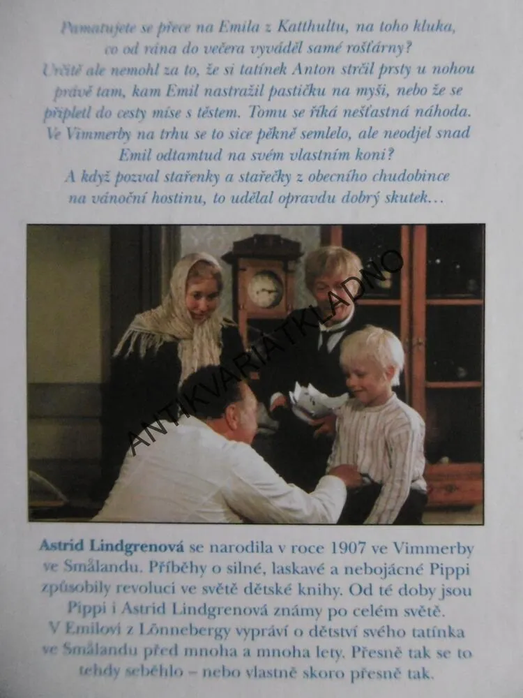NOVÉ ROŠŤÁRNY EMILA Z LÖNNEBERGY, ASTRID LINDGRENOVÁ, **an