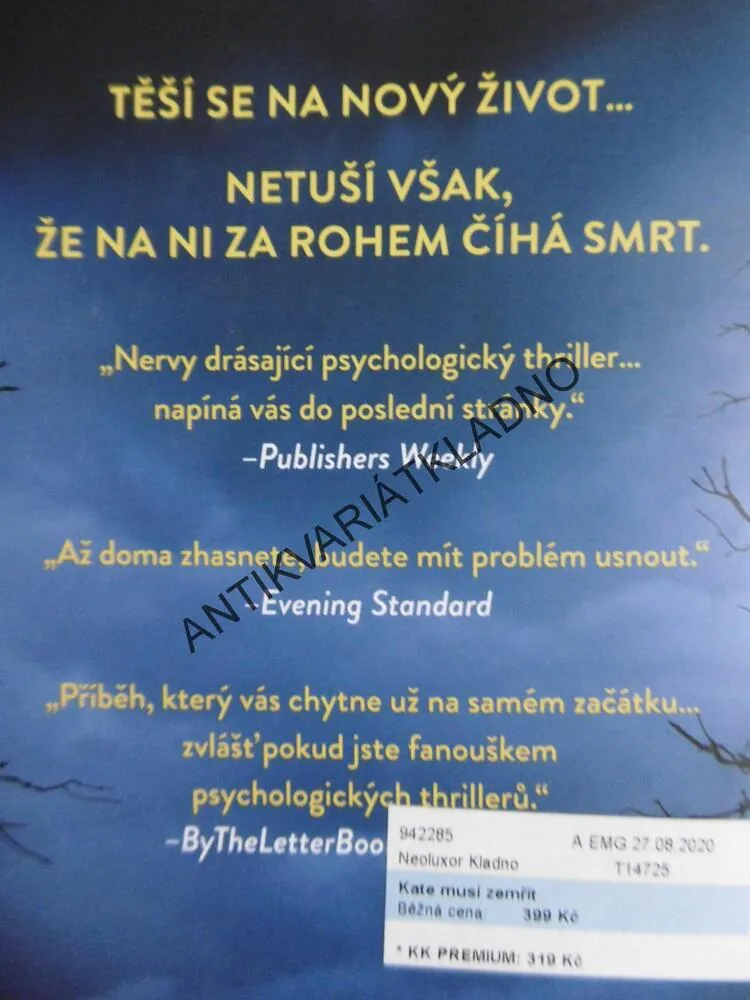 KATE MUSÍ ZEMŘÍT, ALEX LAKE, **an