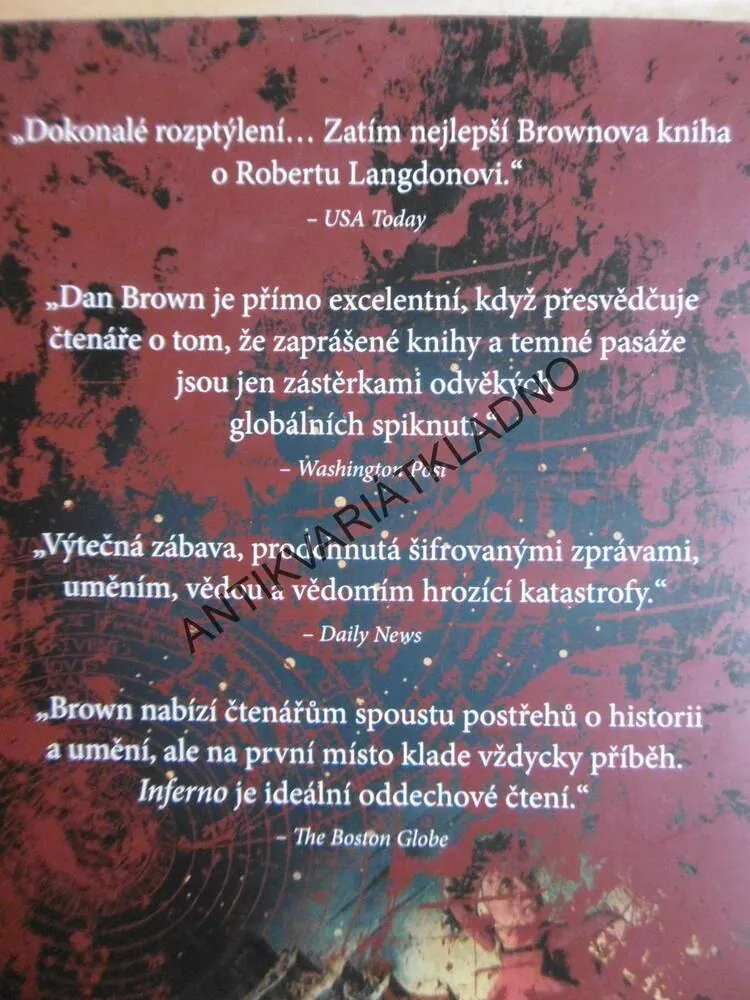 INFERNO, DAN BROWN, **an