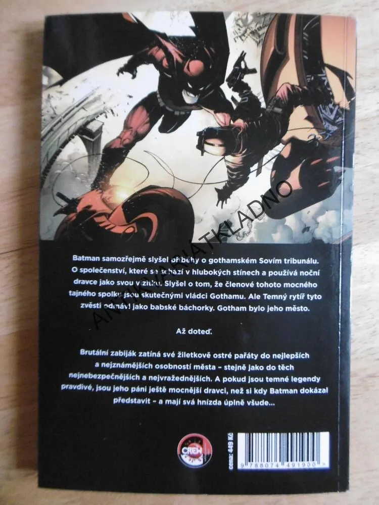 BATMAN, SOVÍ TRIBUNÁL, SNYDER, CAPULLO, GLAPION, **an