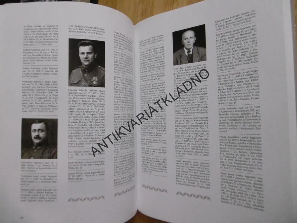 ČESKOSLOVENŠTÍ LEGIONÁŘI, OKRES KLADNO, VÁCLAV KRŮTA, **an