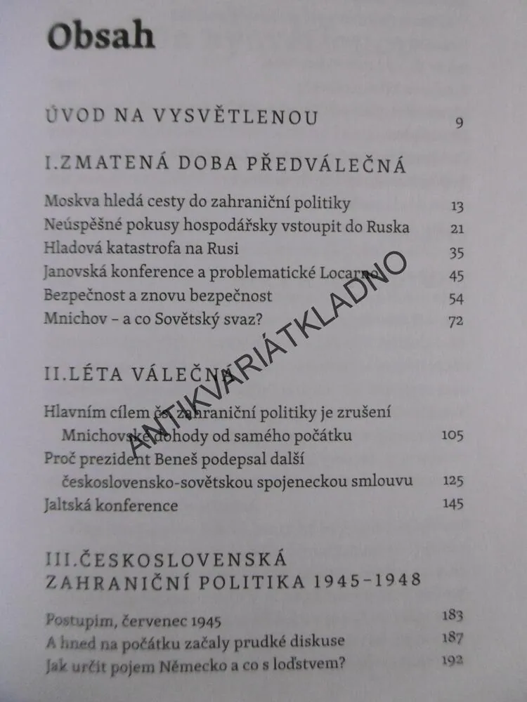 OSUDNÉ SPOJENECTVÍ, PRAHA A MOSKVA 1920-1948, JAROSLAV ŠEDIVÝ, **an