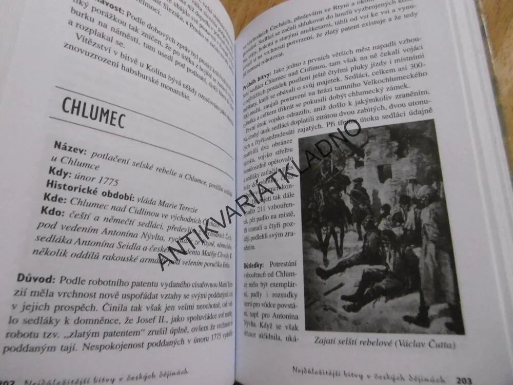 NEJDŮLEŽITĚJŠÍ BITVY V ČESKÝCH DĚJINÁCH, JITKA LENKOVÁ, VÁCLAV PAVLÍK, **an