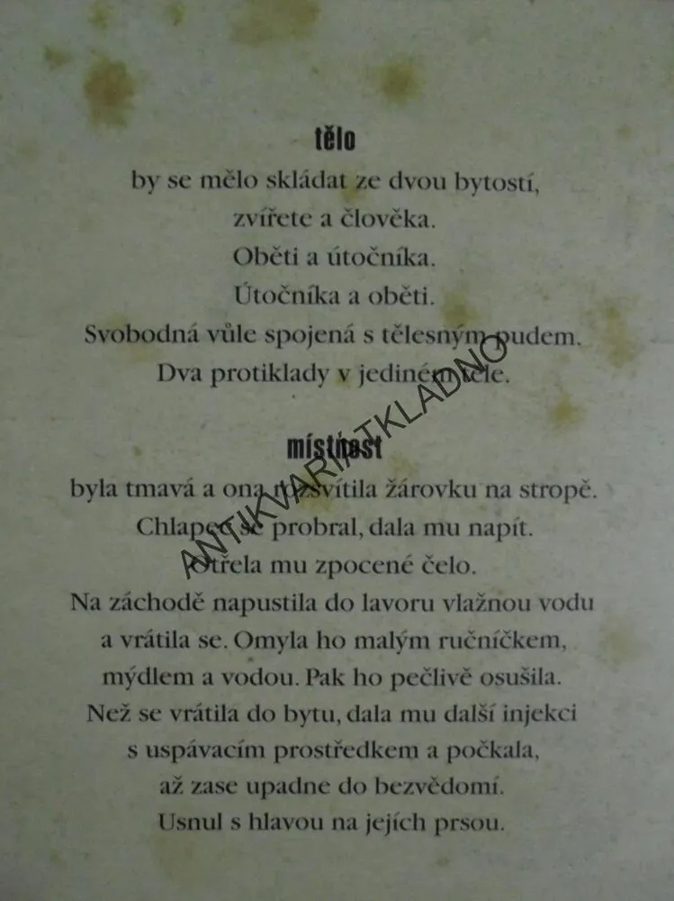 VRANÍ DÍVKA, ERIK AXL SUND, VRAŽDY,PSYCHOTERAPIE, **an