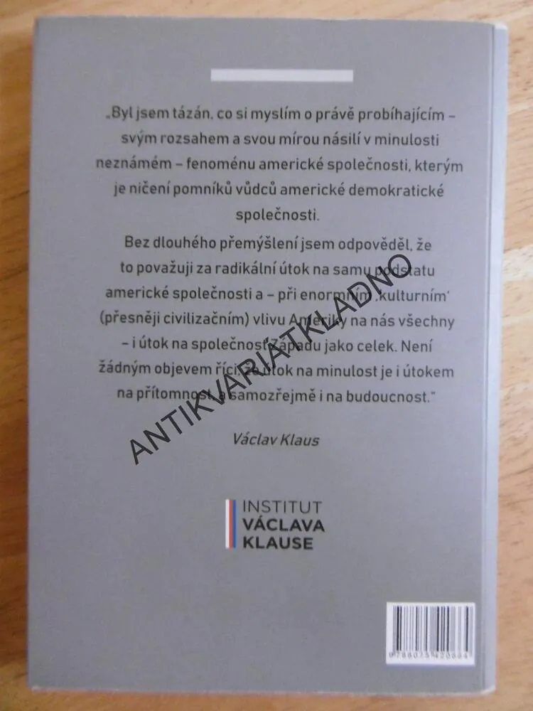 SEBEDESTRUKCE ZÁPADU, VÁCLAV KLAUS - AUTOGRAM, **an