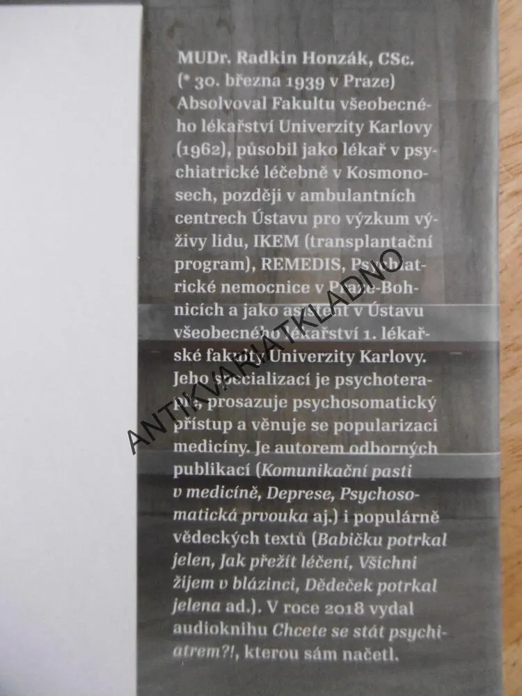 ČAS PSYCHOPATŮ, FRANTIŠEK A RADKIN HONZÁK, **an