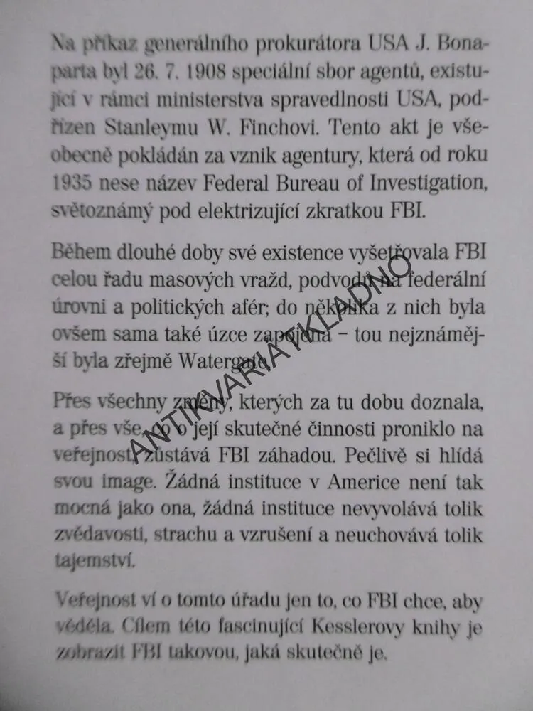 FBI, RONALD KESSLER, **an