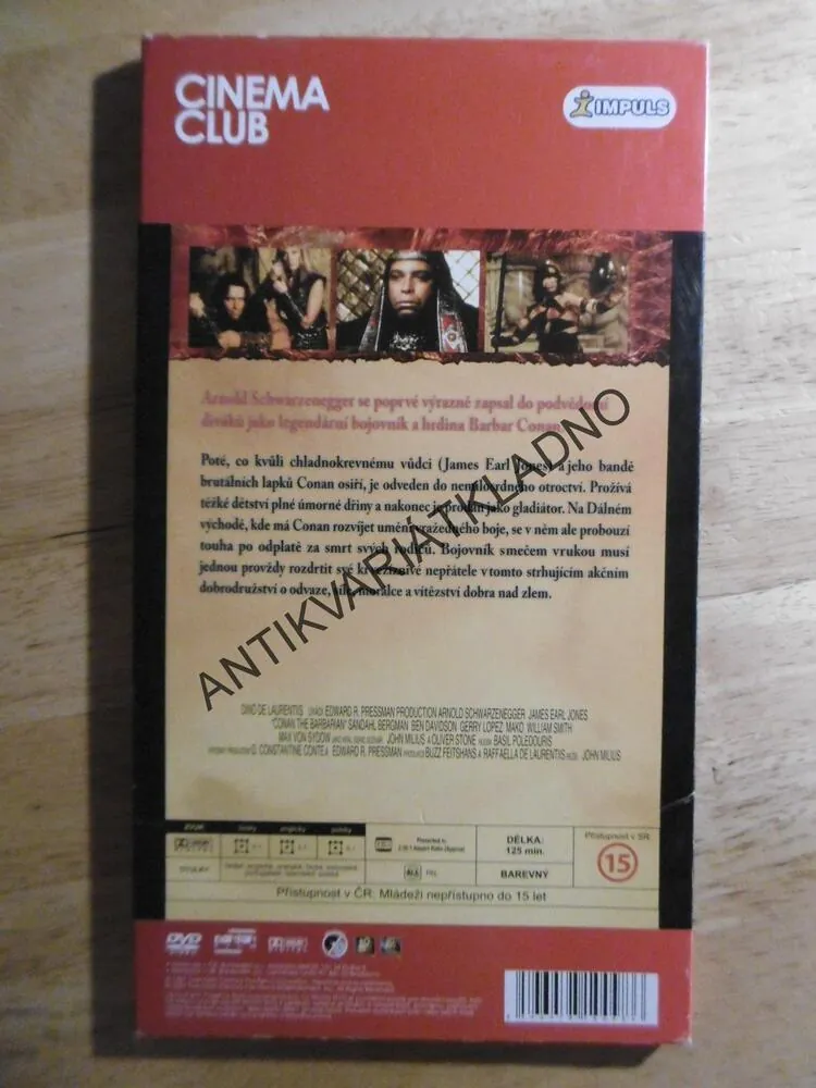 BARBAR CONAN, DVD FILM