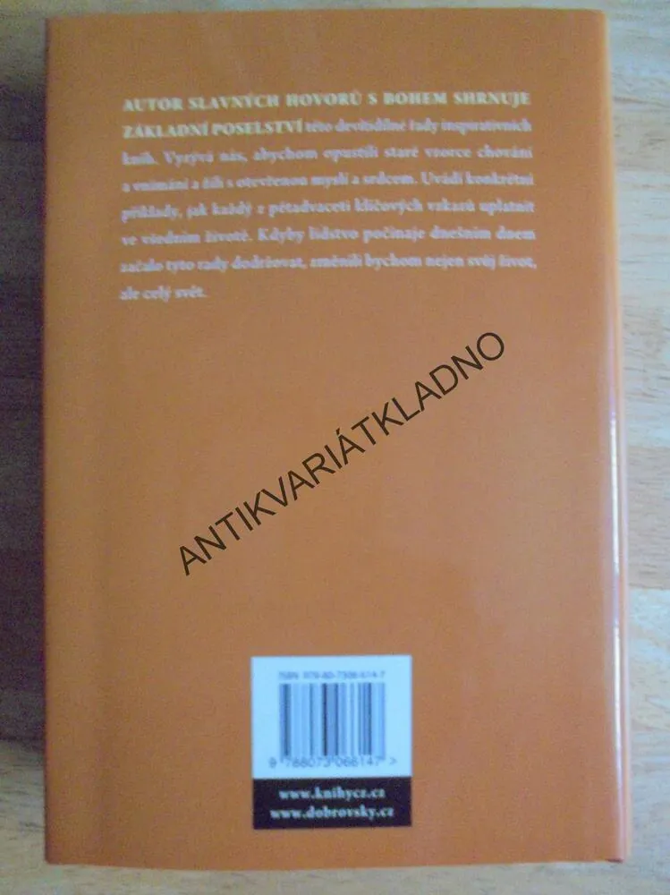 CO ŘEKL BŮH, NEALE DONALD WALSCH, HOVORY S BOHEM
