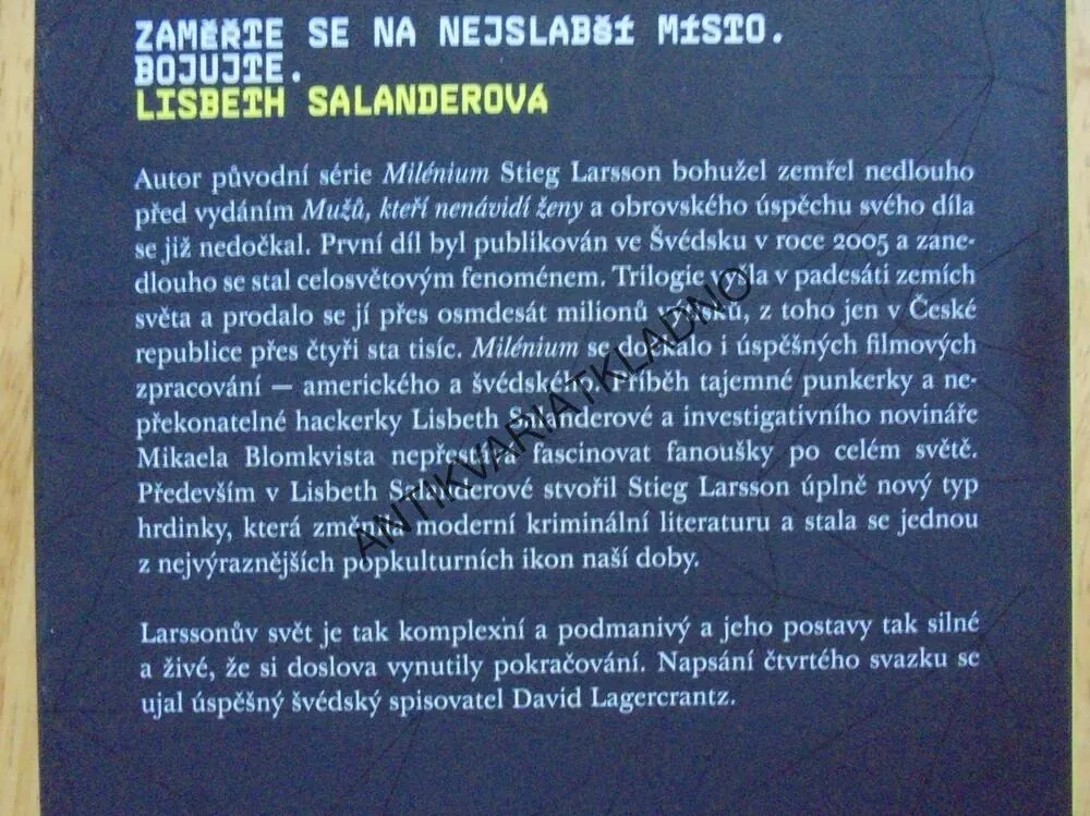 DÍVKA V PAVOUČÍ SÍTI, DAVID LAGERCRANTZ, měkká vazba, **an