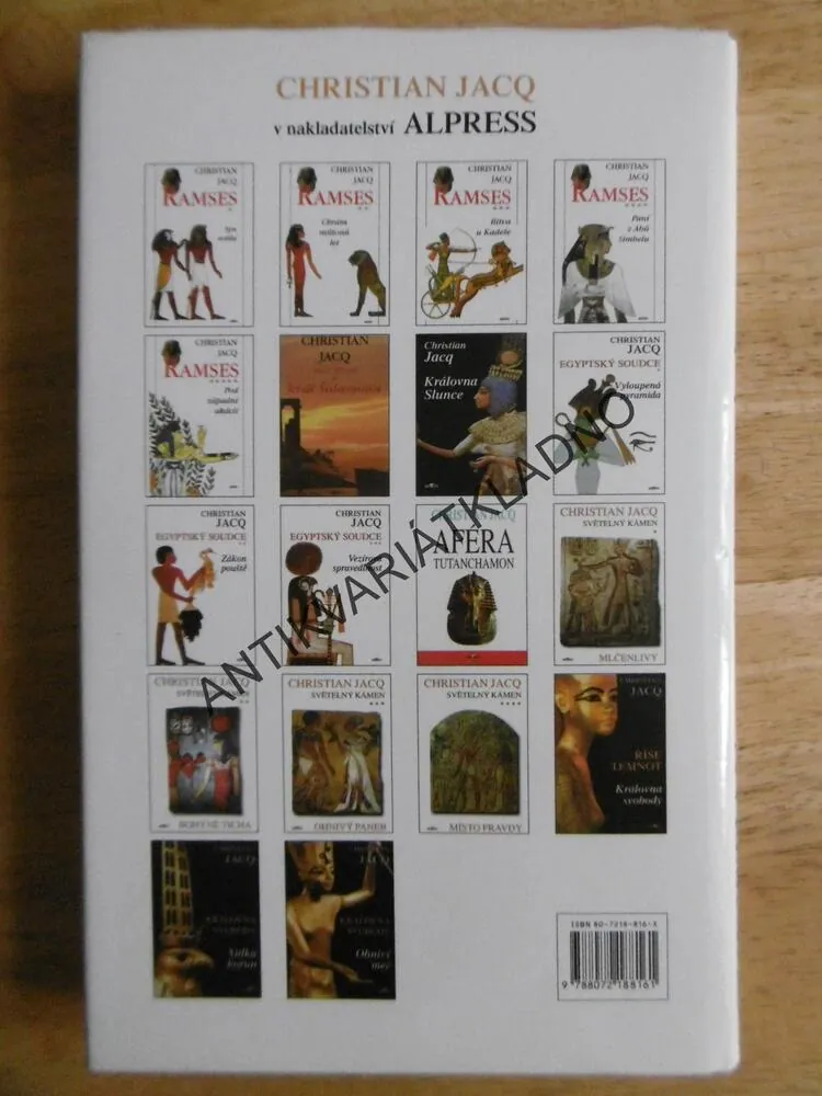 KRÁLOVNA SVOBODY 3., OHNIVÝ MEČ, CHRISTIAN JACQ, **an