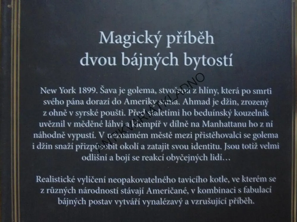 GOLEMA A DŽIN V NEW YORKU, HELENE WECKEROVÁ, **an