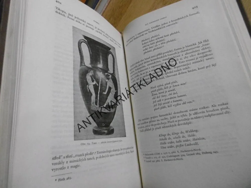 O STARÉ ŘECKÉ SPOLEČNOSTI, G. THOMSON, **an