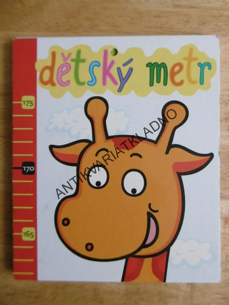 DĚTSKÝ METR ŽIRAFA, VÝŠKA 175, **an