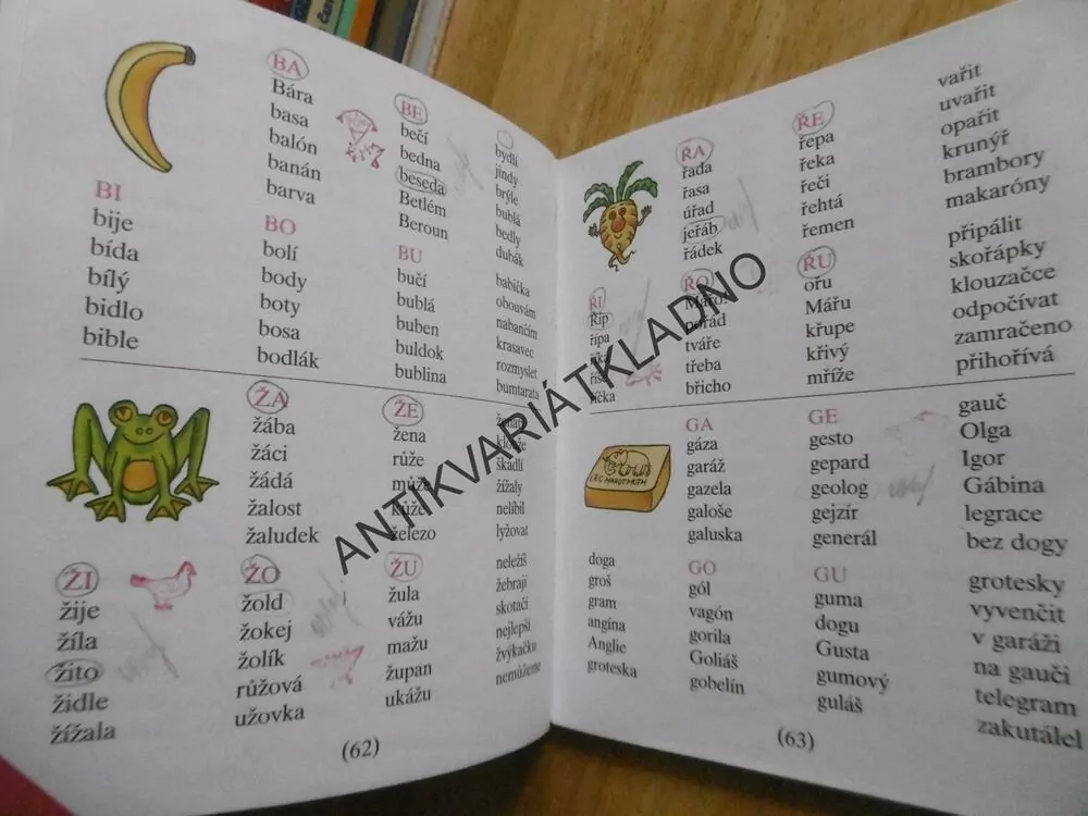 SLABIKÁŘ, HELENA ZMATLÍKOVÁ, ŽÁČEK, **an