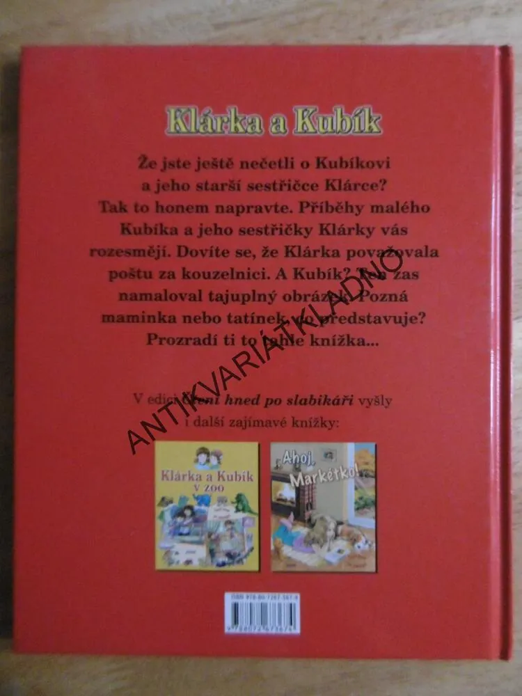 KLÁRKA A KUBÍK, PRVNÍ ČTENÍ, **an