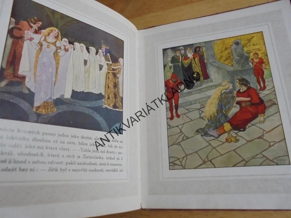 TŘI ZLATÉ VLASY DĚDA VŠEVĚDA, K.J.ERBEN, SCHEINER
