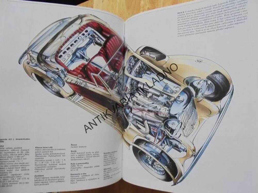 ENCYKLOPEDIE AUTOMOBILŮ, ZNAČKY,MODELY,TECH. ÚDAJE, **an