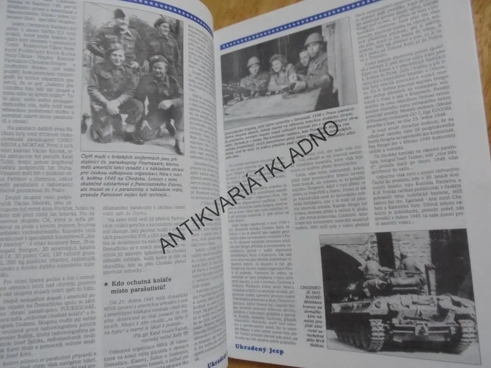 UKRADENÝ JEEP, SLOVO K HISTORII, PRAHA 1945,VÁLKA