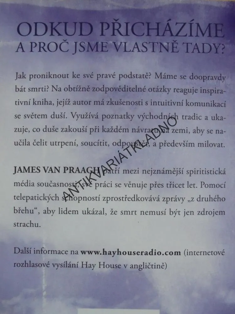 DOBRODRUŽSTVÍ DUŠE, JAMES VAN PRAAGH,DUCH.DIMENZE