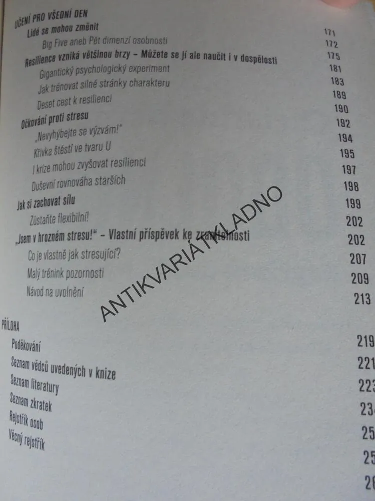 ODOLNOST NEPŘÍZEŇ OSUDU LZE PŘEKONAT,BERNDTOVÁ