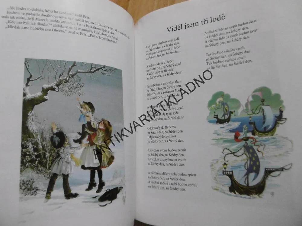 VÁNOČNÍ KNÍŽKA POHÁDEK, POVĚSTÍ A KOLED, ANNE GRAHAME JOHNSTONEOVÁ, **an