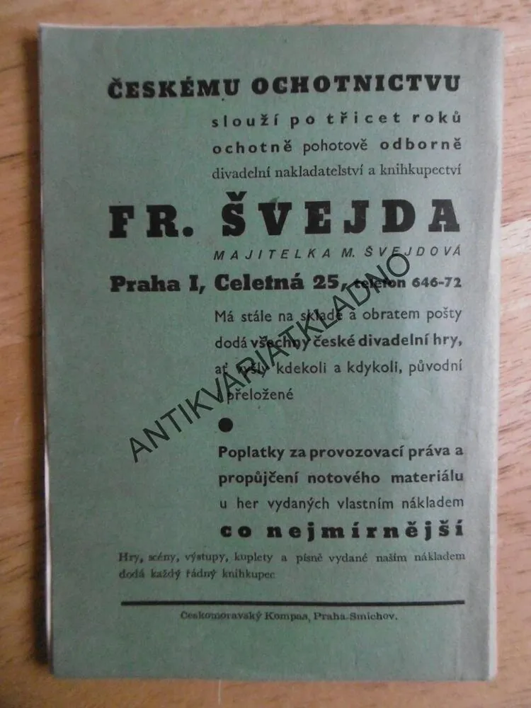 PRAKTICKÁ PŘÍRUČKA ČESKÉHO OCHOTNICTVA, 2. , 