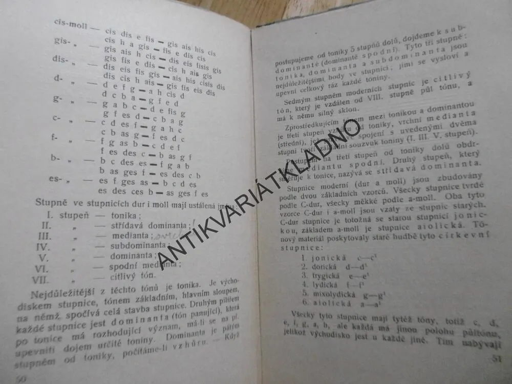 ZÁKLADNÍ POJMY HUDEBNÍ, 1-2, ADOLF CMÍRAL, 1921-2, 2 KUSY( NA FOTO JE JEN 1KUS )