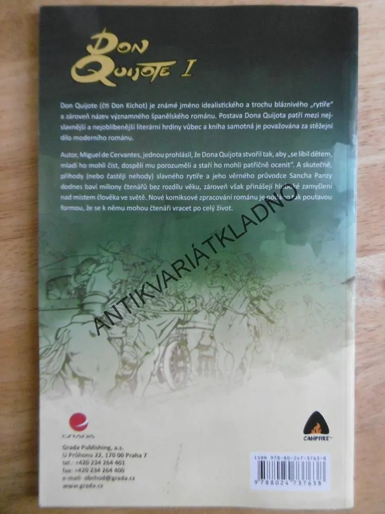 DON QUIJOTE I., MIGUEL DE CERVANTES, KOMIKS, **an