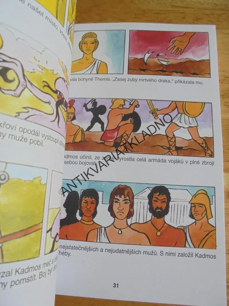 ŘECKÉ BÁJE A POVĚSTI, KOMIKS, BÁRTA,HEŘMAN