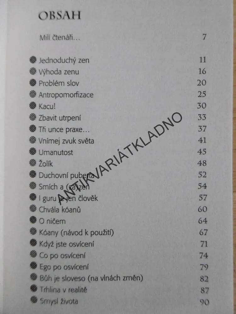 ZEN PRO KAŽDÉHO, CHVÁLA PŘÍTOMNOSTI, VLASTIMIL MAREK, **an