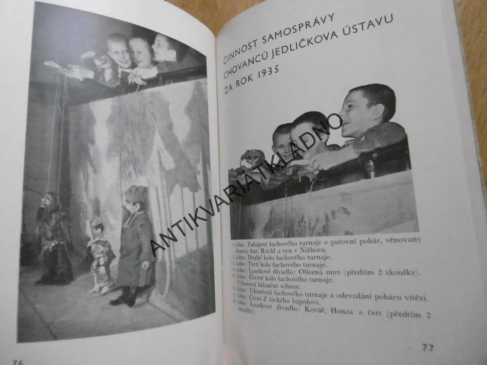 U JEDLIČKŮ, JEDLIČKŮV ÚSTAV, DR. JEDLIČKA, 1936,