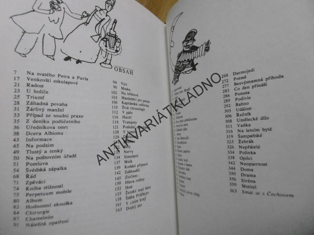 HUMORESKY, ANTON PAVLOVIČ ČECHOV, **an