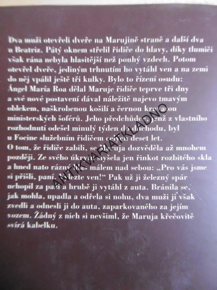 ZPRÁVA O JEDNOM ÚNOSU, GABRIEL GARCÍA MÁRQUEZ, **an