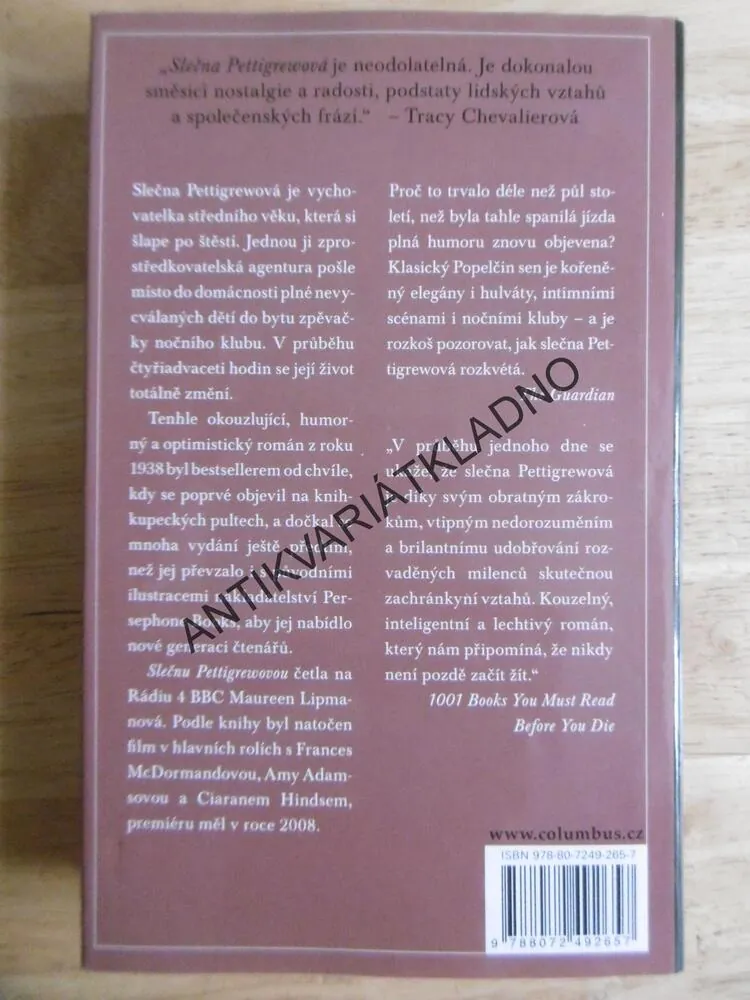 SLEČNA PETTIGREWOVÁ ZAČÍNÁ ŽÍT, WINIFRED WATSONOVÁ, **an