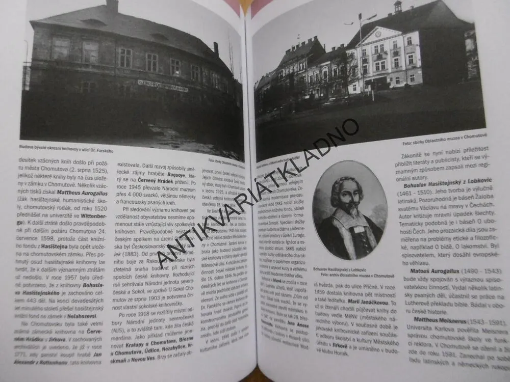 CHOMUTOVSKO, REGIONÁLNÍ VLASTIVĚDA, CHOMUTOV, **an