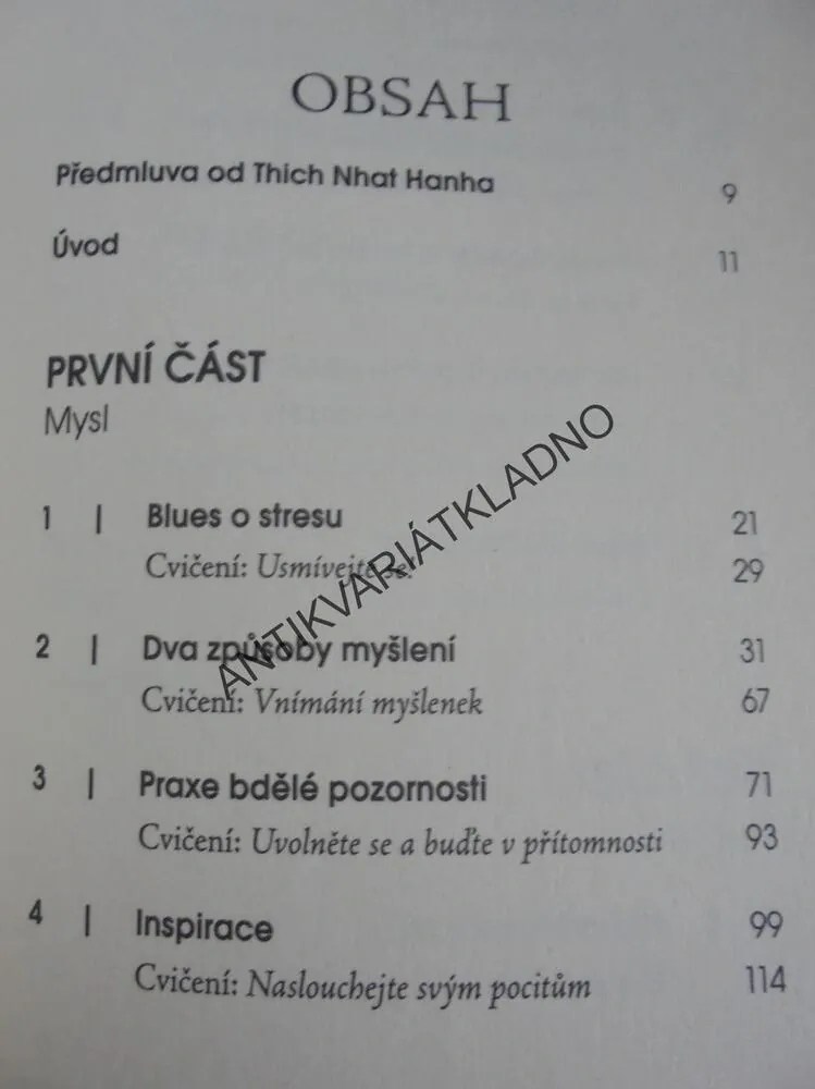 BUDDHOVA KNIHA O STRESU, JOSEPH EMET,MYSL,MEDITACE