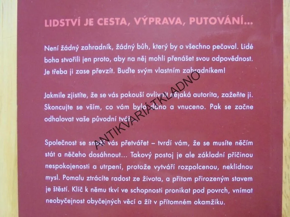 CESTA ČLOVĚKA, JAK NAJÍT ŠTĚSTÍ,OSHO,ESENCE ŽIVOTA
