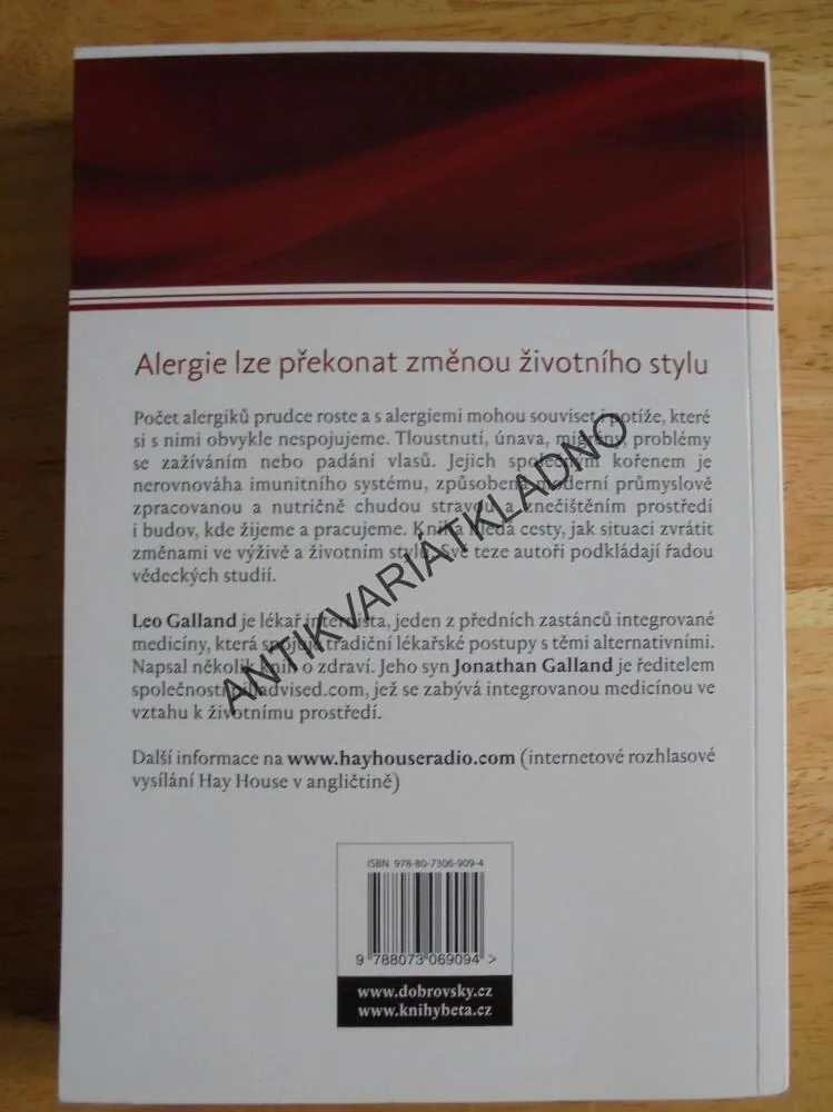 JAK PŘEKONAT ALERGIE, LEO GALLAND,POSÍLENÍ IMUNITY, **an