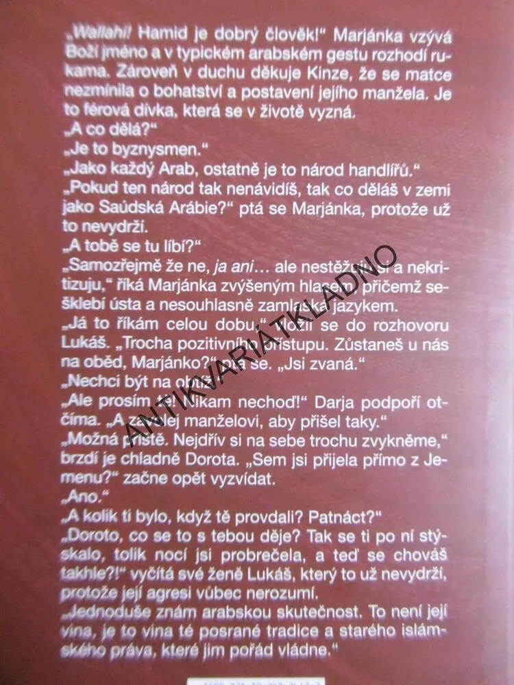 ARABSKÁ KREV, TANYA VALKOVÁ, **an