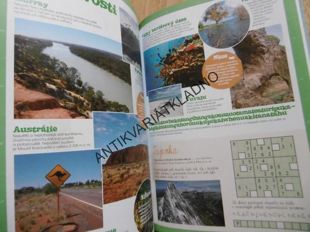 MŮJ PRVNÍ ATLAS, SAMOLEPKY, ROZKLÁDACÍ HRY, **an