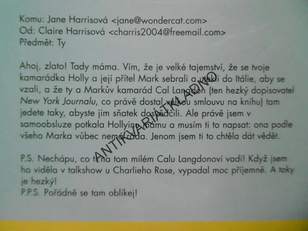 JAK DOKÁZAT LÁSKU, MEG CABOTOVÁ, **an