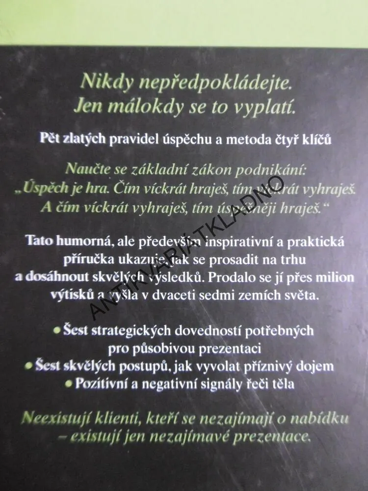V OTÁZKÁCH JSOU ODPOVĚDI, JAK ZÍSKAT KLADNOU ODPOVĚĎ V SÍŤOVÉM MARKETINGU, ALLAN PEASE,**an