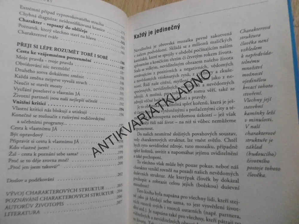 CHARAKTEROVÉ STRUKTURY, CARLO WEICHERT, **an