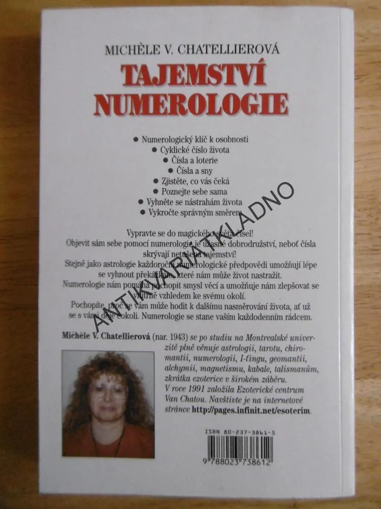 TAJEMSTVÍ NUMEROLOGIE, MICHELE V. CHATELLIEROVÁ, **an