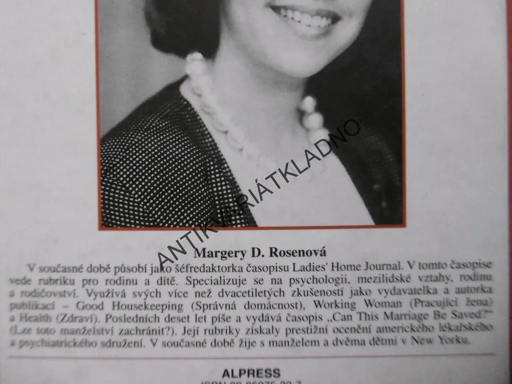 MANŽELSTVÍ BEZ KRIZÍ? MARGERY D. ROSENOVÁ, **an